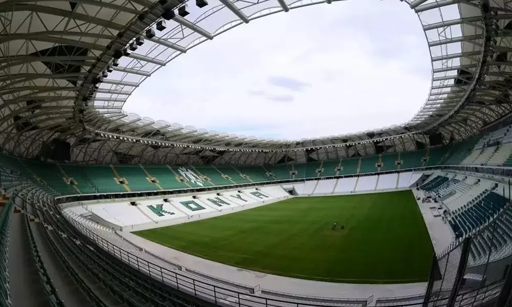 Konya New Stadium Fire Lines Cleaning